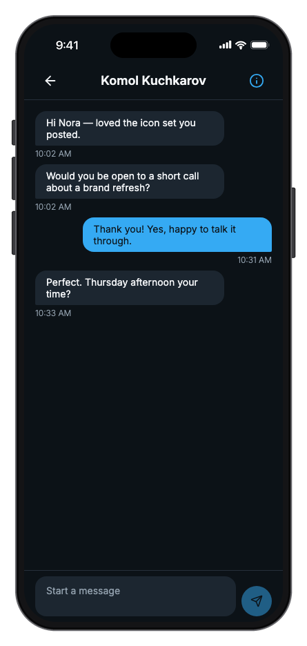 Plume mobile app template screenshot 8