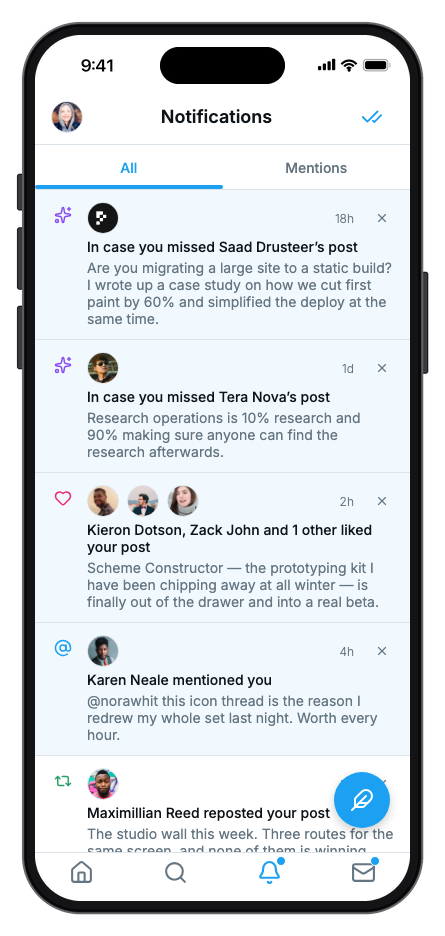 Plume mobile app template screenshot 4