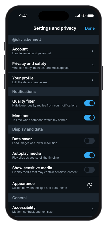 Plume mobile app template screenshot 10