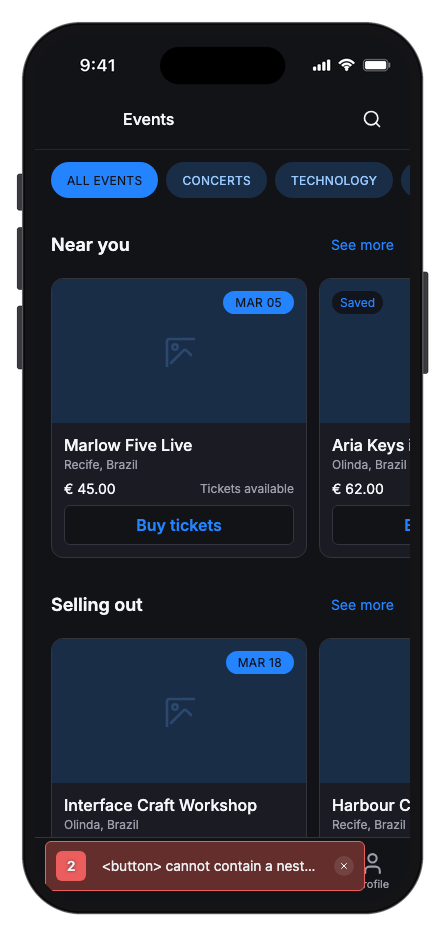 Prism mobile app template screenshot 3