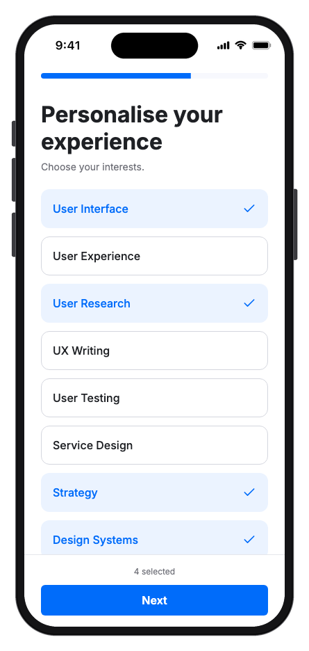 Prism mobile app template screenshot 4