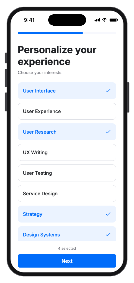 Prism mobile app template screenshot 4