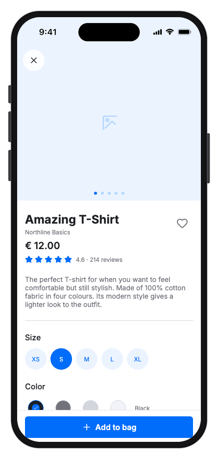 Prism mobile app template screenshot 5