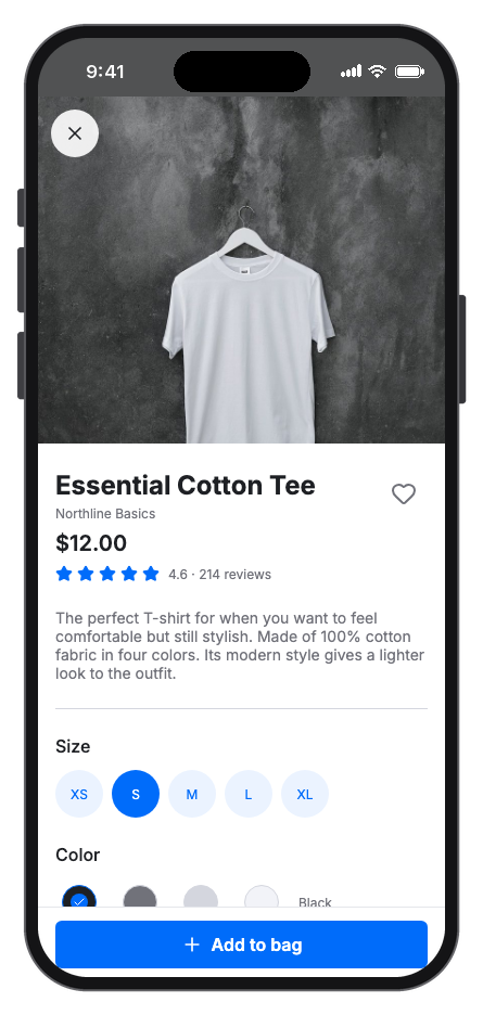 Prism mobile app template screenshot 5