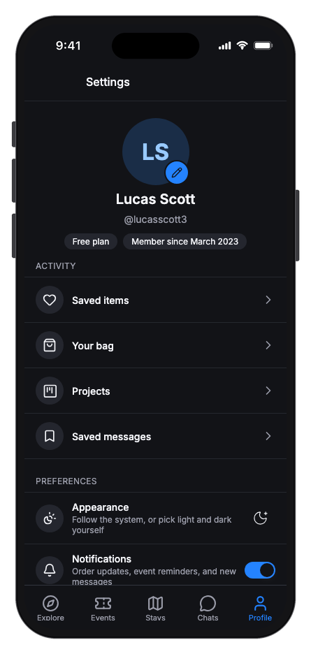 Prism mobile app template screenshot 6