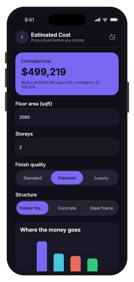 Propertio mobile app template screenshot 2