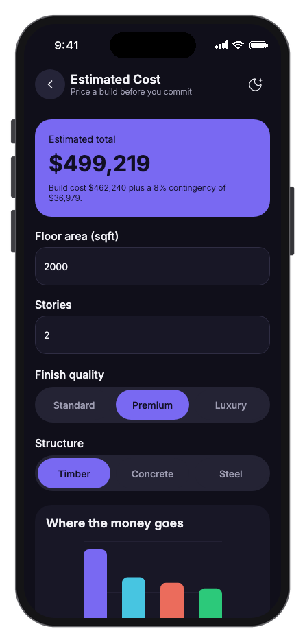 Propertio mobile app template screenshot 2