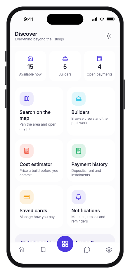 Propertio mobile app template screenshot 3