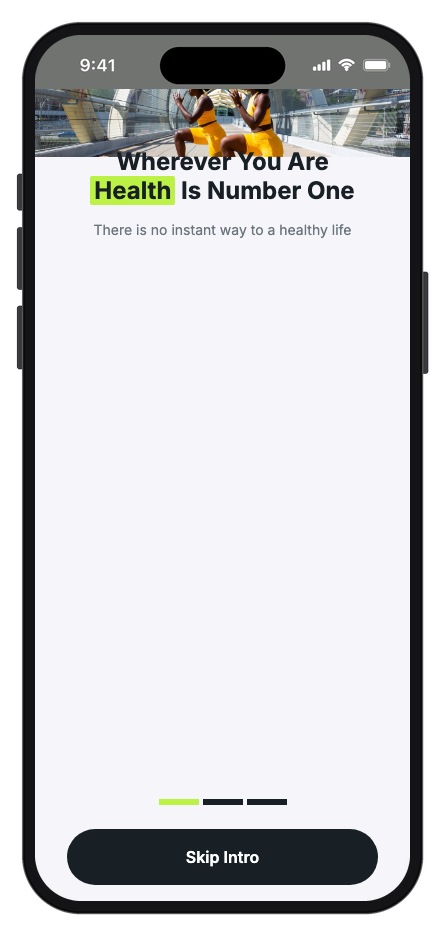PulseFit — Workout Tracker mobile app template screenshot 5
