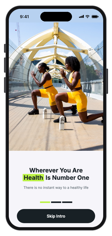 PulseFit — Workout Tracker mobile app template screenshot 5