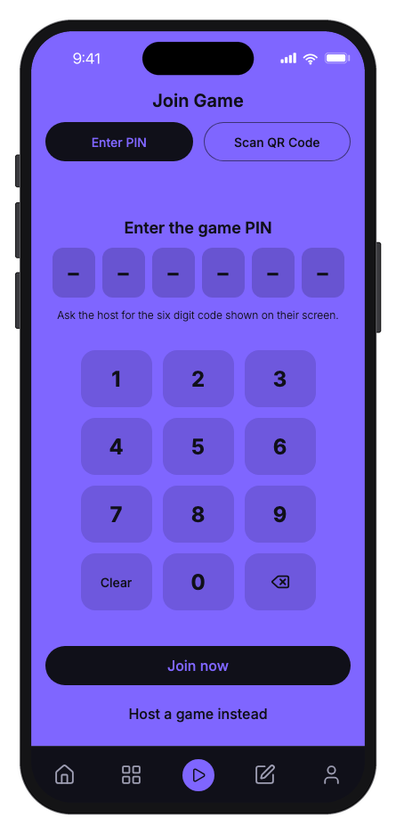 Quizzo mobile app template screenshot 3