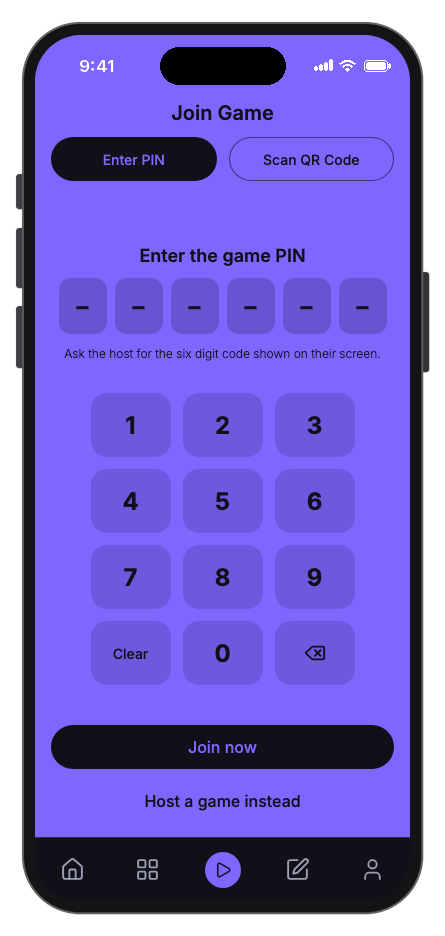 Quizzo mobile app template screenshot 3