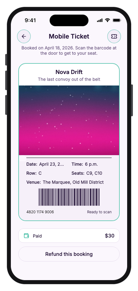 ReelSeat mobile app template screenshot 7