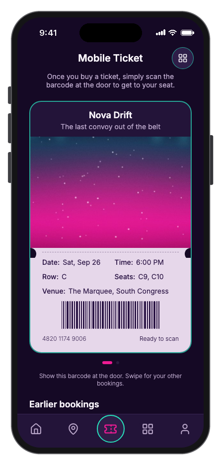 ReelSeat mobile app template screenshot 8