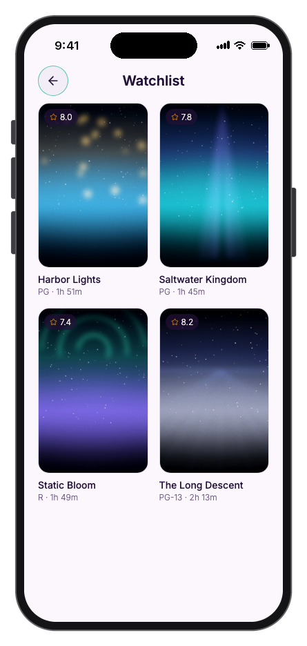 ReelSeat mobile app template screenshot 9