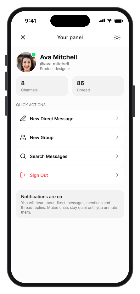 Ripple mobile app template screenshot 2