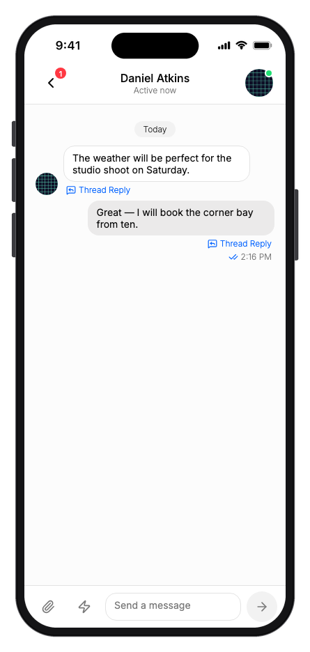 Ripple mobile app template screenshot 3