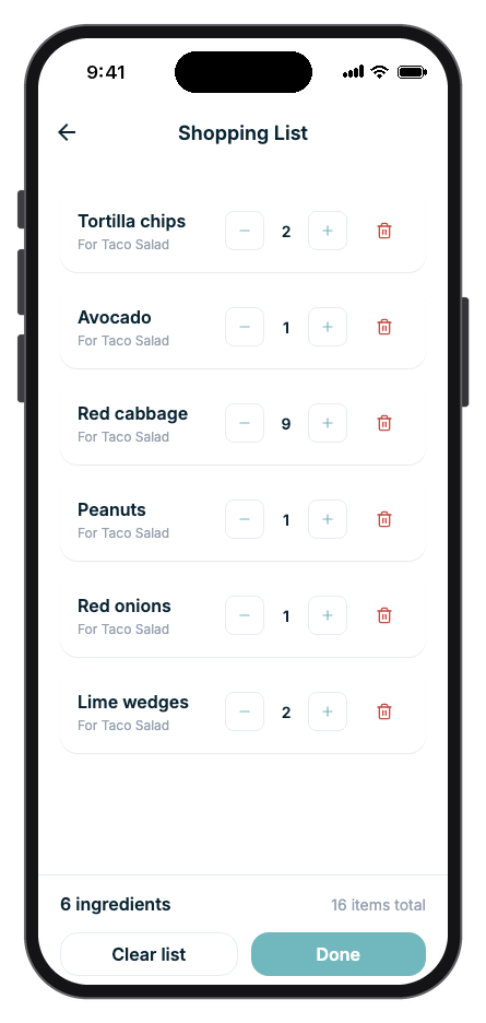 Savora mobile app template screenshot 3