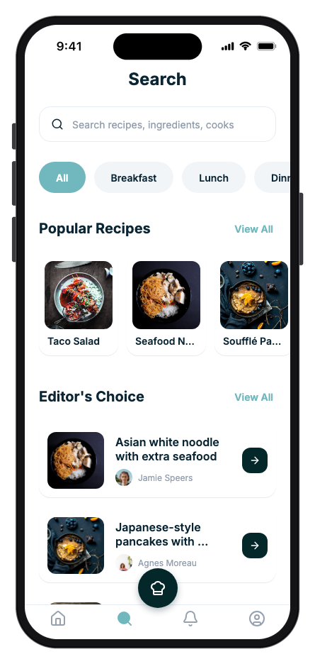Savora mobile app template screenshot 9