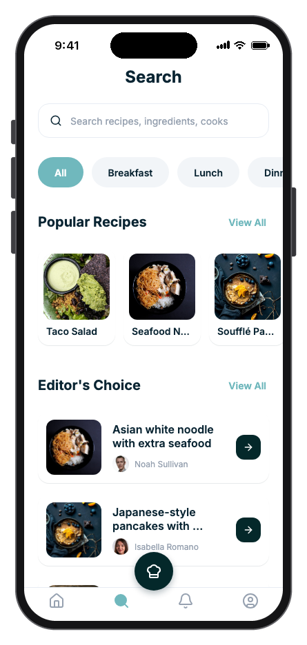 Savora mobile app template screenshot 9