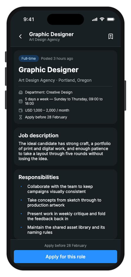 SocialMate mobile app template screenshot 4