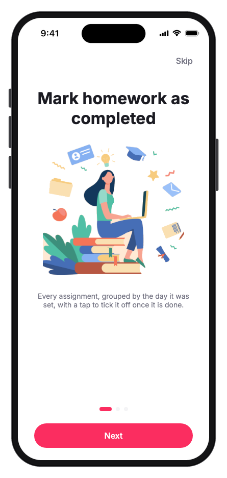 Stellar School mobile app template screenshot 9