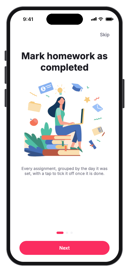 Stellar School mobile app template screenshot 9
