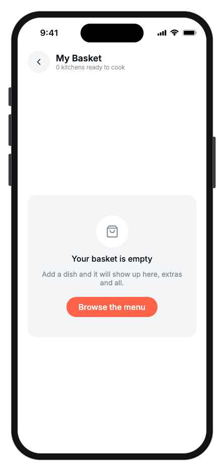 SwiftBite mobile app template screenshot 2