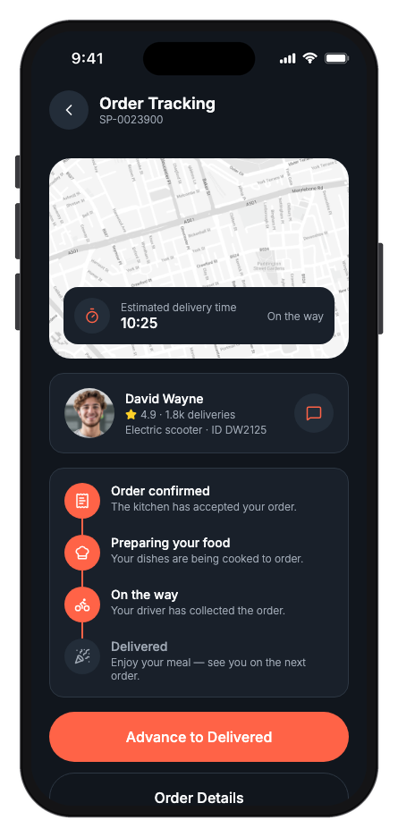 SwiftBite mobile app template screenshot 6