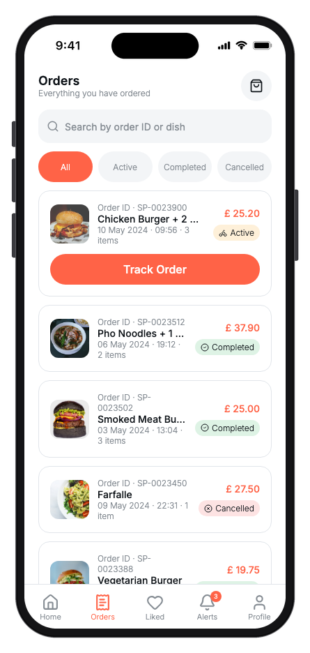 SwiftBite mobile app template screenshot 7
