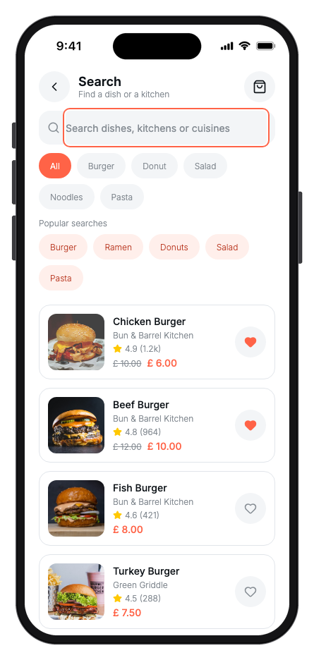 SwiftBite mobile app template screenshot 9