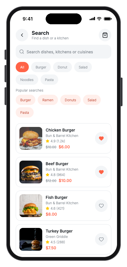 SwiftBite mobile app template screenshot 9