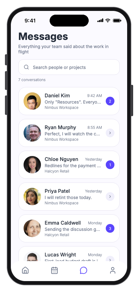 Taskora mobile app template screenshot 3