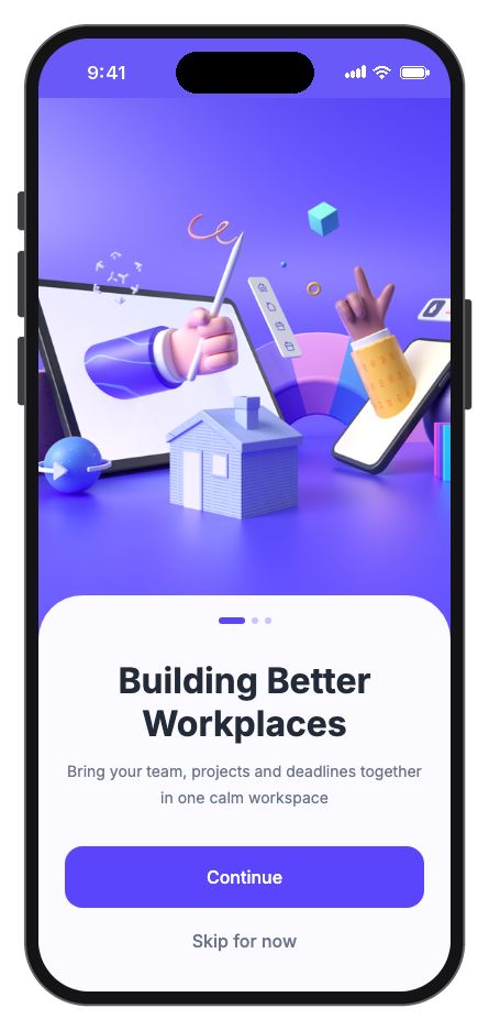 Taskora mobile app template screenshot 5