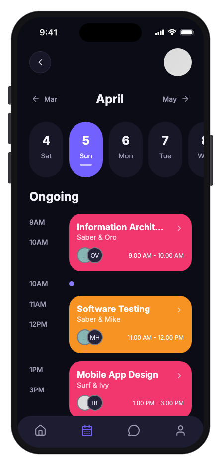 Taskora mobile app template screenshot 7