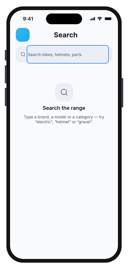 Velo mobile app template screenshot 8