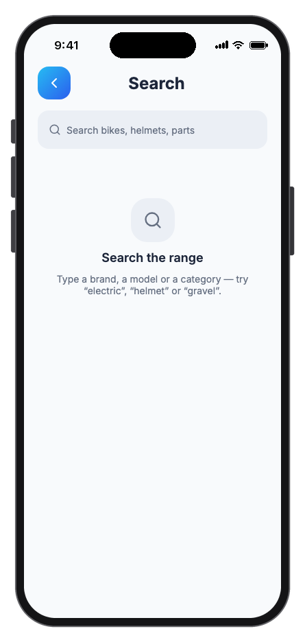 Velo mobile app template screenshot 8