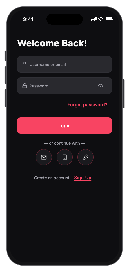 Vestra mobile app template screenshot 8
