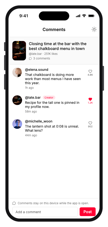Vibely mobile app template screenshot 2