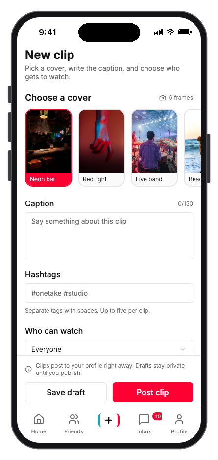 Vibely mobile app template screenshot 3