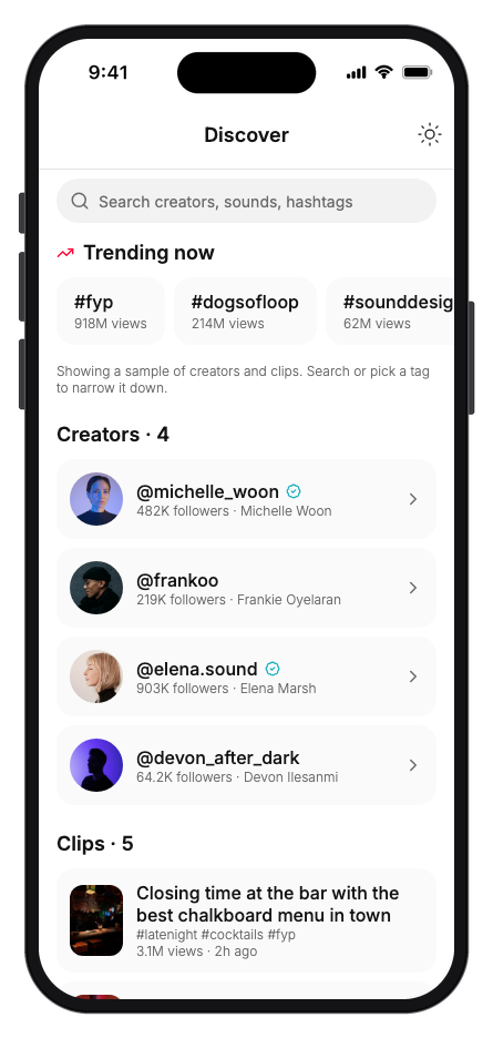 Vibely mobile app template screenshot 5