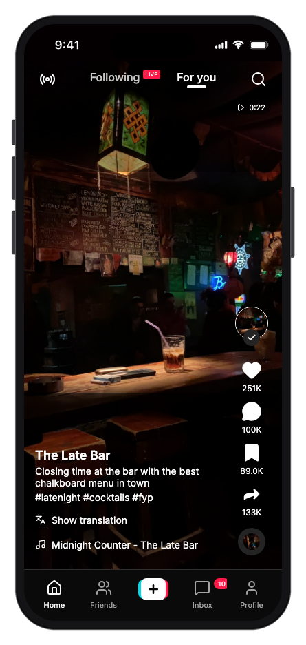 Vibely mobile app template preview