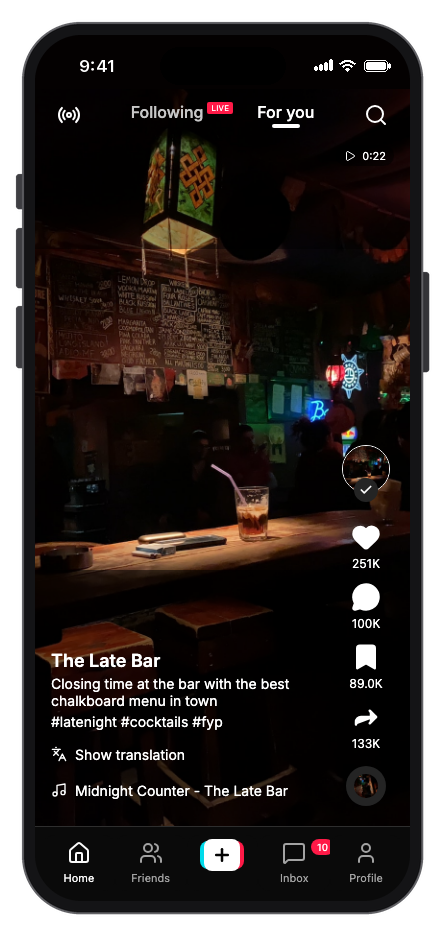 Vibely mobile app template preview