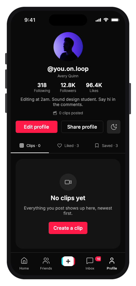 Vibely mobile app template screenshot 9