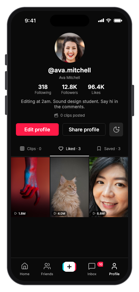 Vibely mobile app template screenshot 9