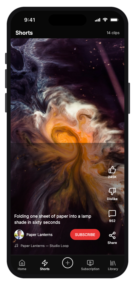 Vidora mobile app template screenshot 6