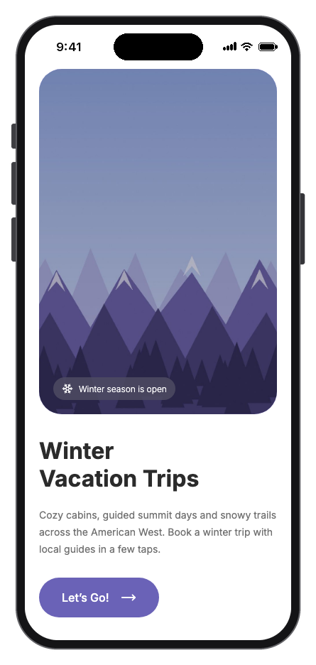 Voyara mobile app template screenshot 4