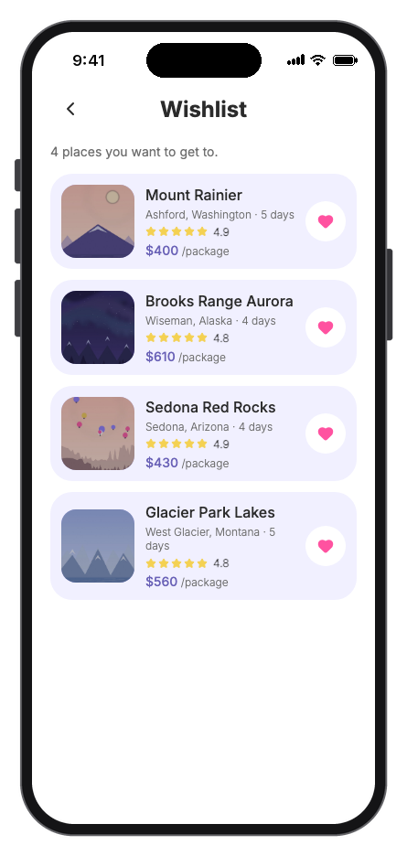 Voyara mobile app template screenshot 6