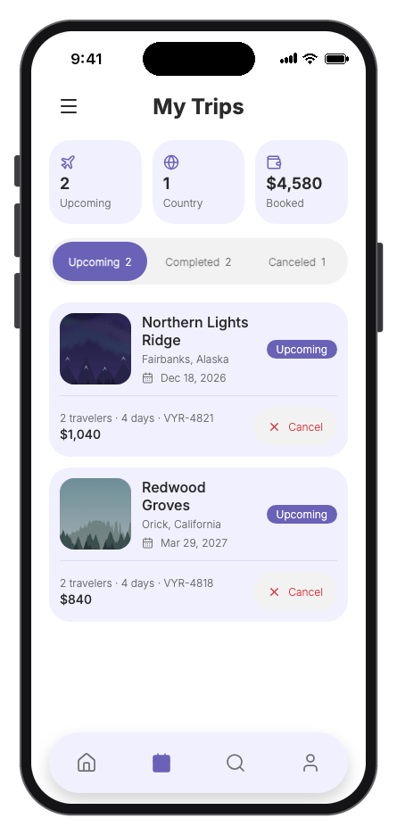 Voyara mobile app template screenshot 8