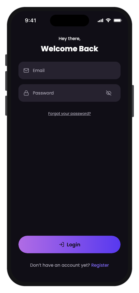 Vytal mobile app template screenshot 3